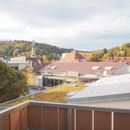 Appartement 140qm Luxurioeses Penthouse Mitten In Schwaebisch Gmuend, 70qm Dachterrasse & Top-lage, Mit Whirpool, Jetzt Buchen! *