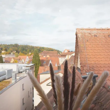 Appartement 140qm Luxurioeses Penthouse Mitten In Schwaebisch Gmuend, 70qm Dachterrasse & Top-lage, Mit Whirpool, Jetzt Buchen! Schwäbisch Gmünd