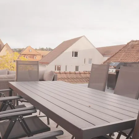 Apartment 140qm Luxurioeses Penthouse Mitten In Schwaebisch Gmuend, 70qm Dachterrasse & Top-lage, Mit Whirpool, Jetzt Buchen! Schwaebisch Gmuend